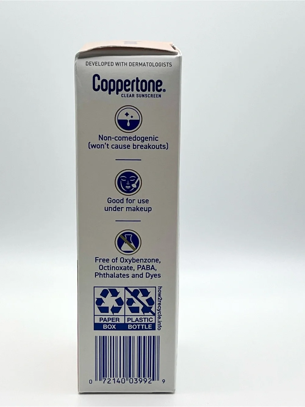 NEW Coppertone Every Tone Invisible Finish Face Sunscreen SPF 60+ Brightening